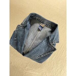 Vintage Shaver Lake Casual Y2K Denim Blazer Jacket Women's M RN103429 Blue